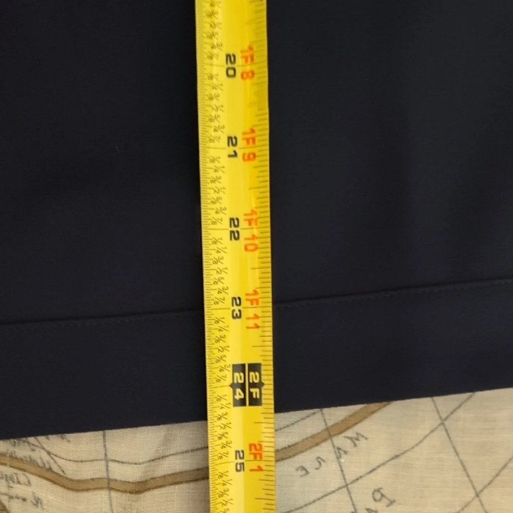 Dennis Basso Midnight Blue Jacket Embroidered Floral Classy Zip Front 16 - Picture 12 of 16